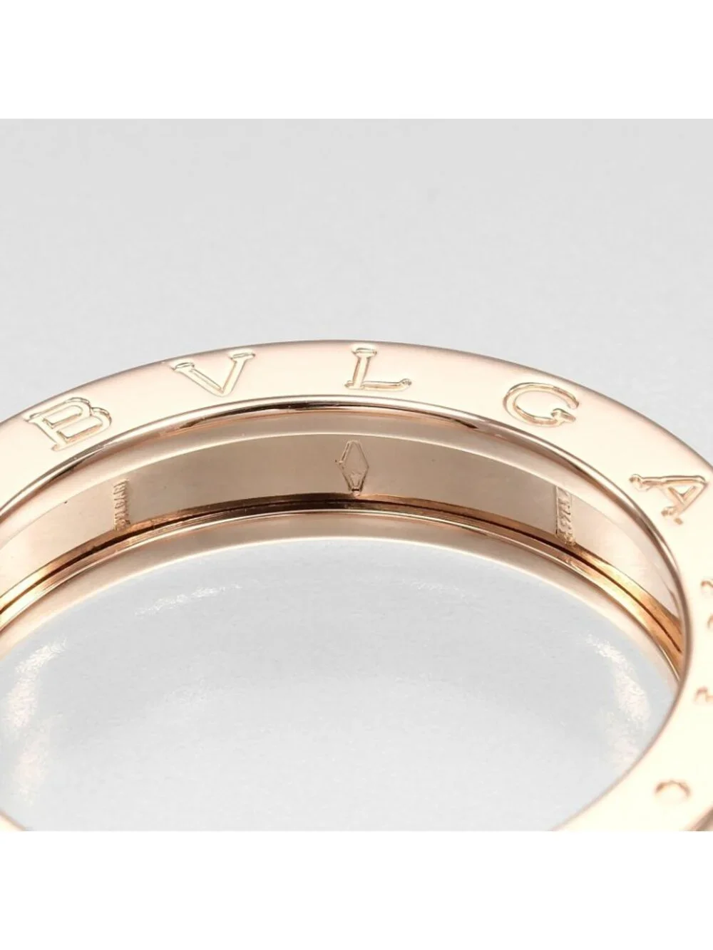 Bvlgari B.Zero1 XS 18K Pink Gold Ring 20